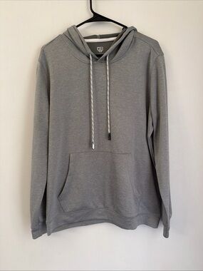 Graham Luxe Hatch 2.0 Hoodie Men's M Gray Performance Pullover Golf G043